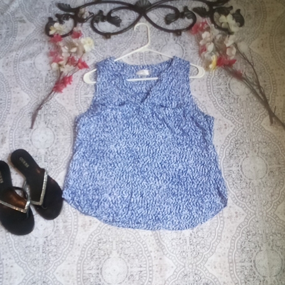 CUTE blue ladies summer blouse - Picture 14 of 14